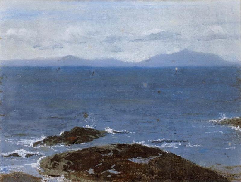 William Stott of Oldham Arran oil painting image